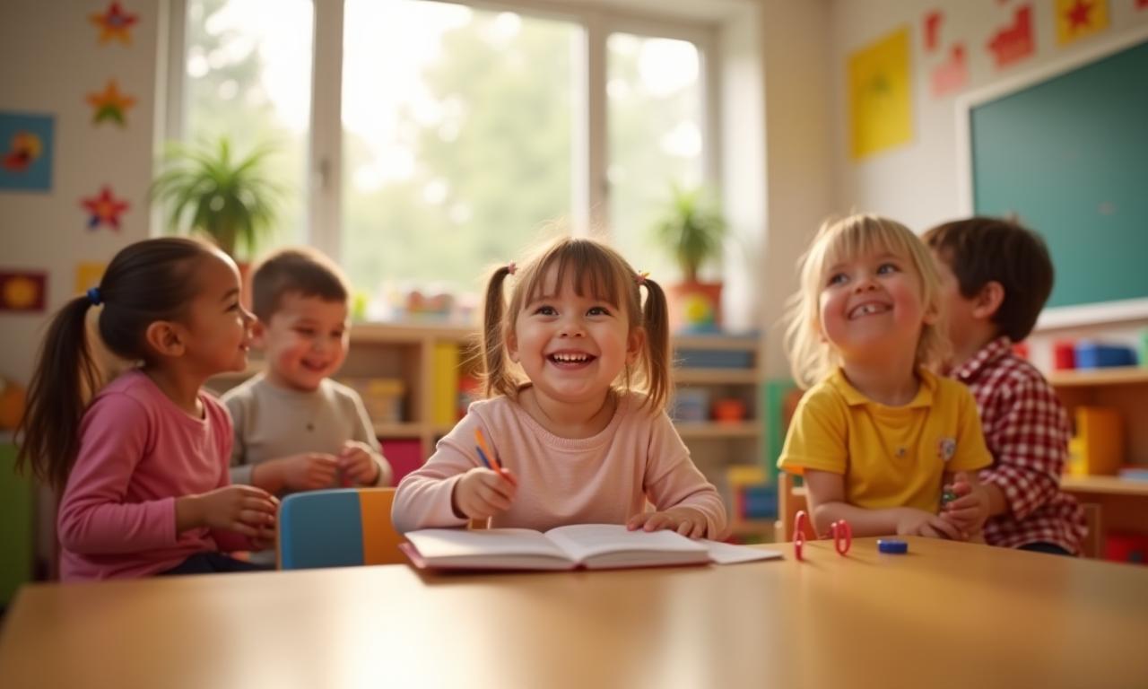 Children enjoying an interactive class at Altamont Little Stars